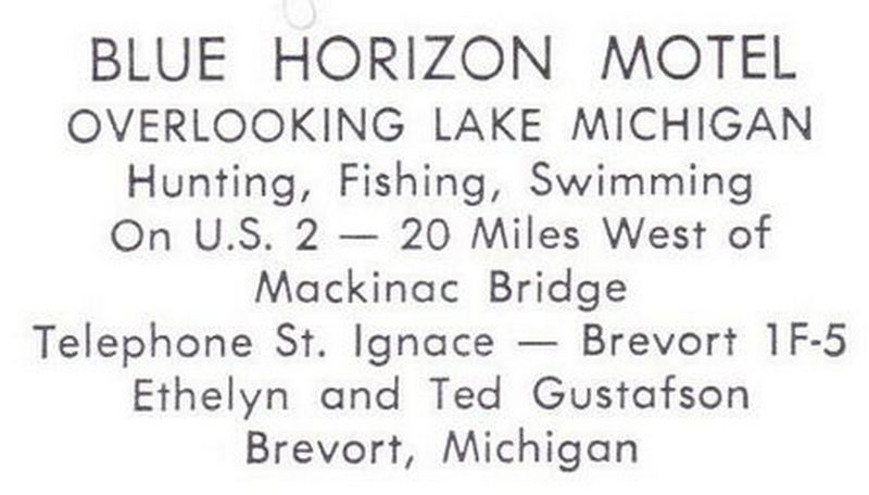 Blue Horizon Motel - Vintage Postcard